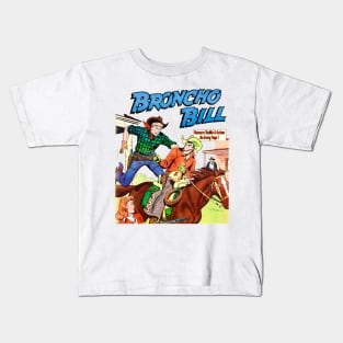 Money Western  Horse Cowboy Retro Broncho Bill Comic Kids T-Shirt